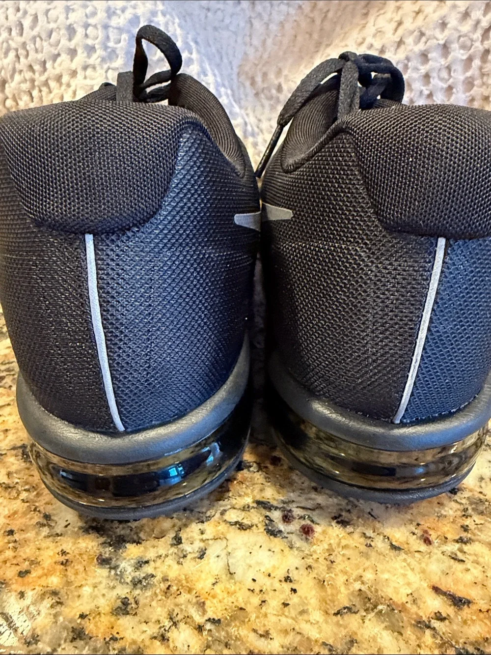 Nike Black Air Max Sequent men's running shoes
